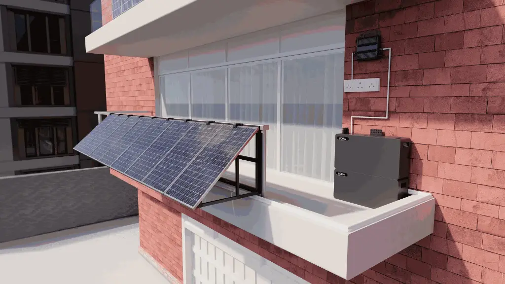 600-W-Solaranlagen für den Balkon | Energierevolution für europäische Haushalte, 1-m²-Balkon für die Freiheit der Stromversorgung