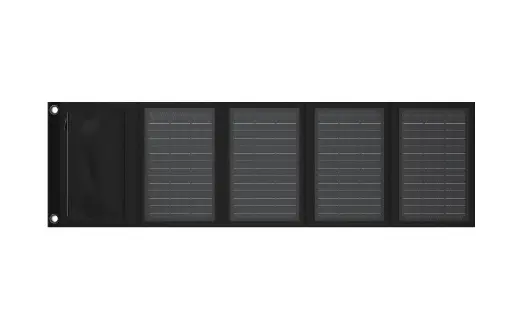 [SAMPLE_TABLE_LEG] Faltbares 28-W-Solarladegerät